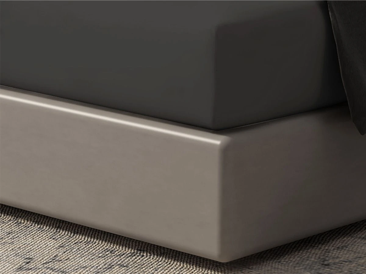 DoubleDry Home 140 X 200 Cm Hoeslaken - Antraciet - Afbeelding 2