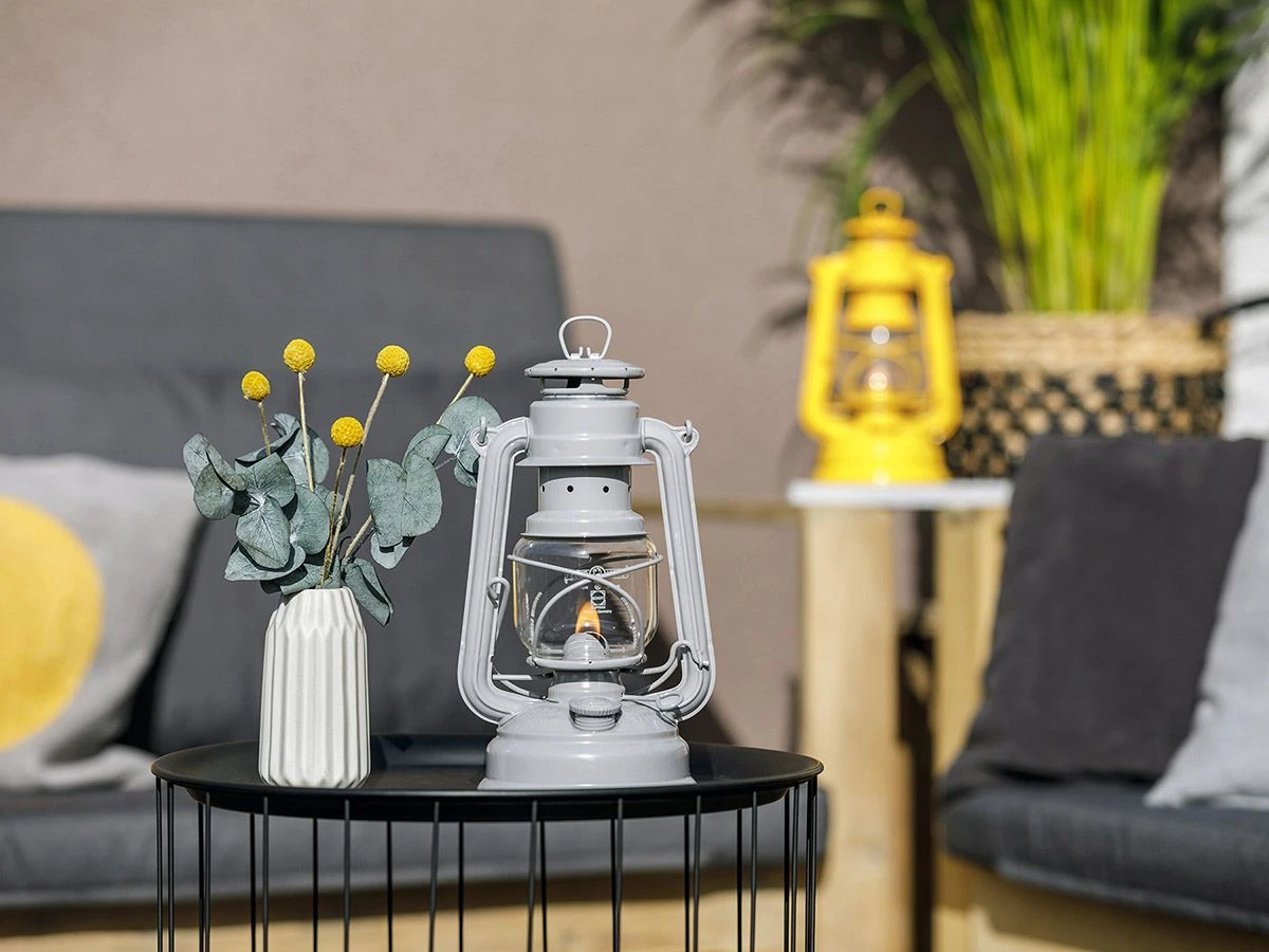 Feuerhand Baby Special 276 Nordic Grey Stormlamp - Afbeelding 2
