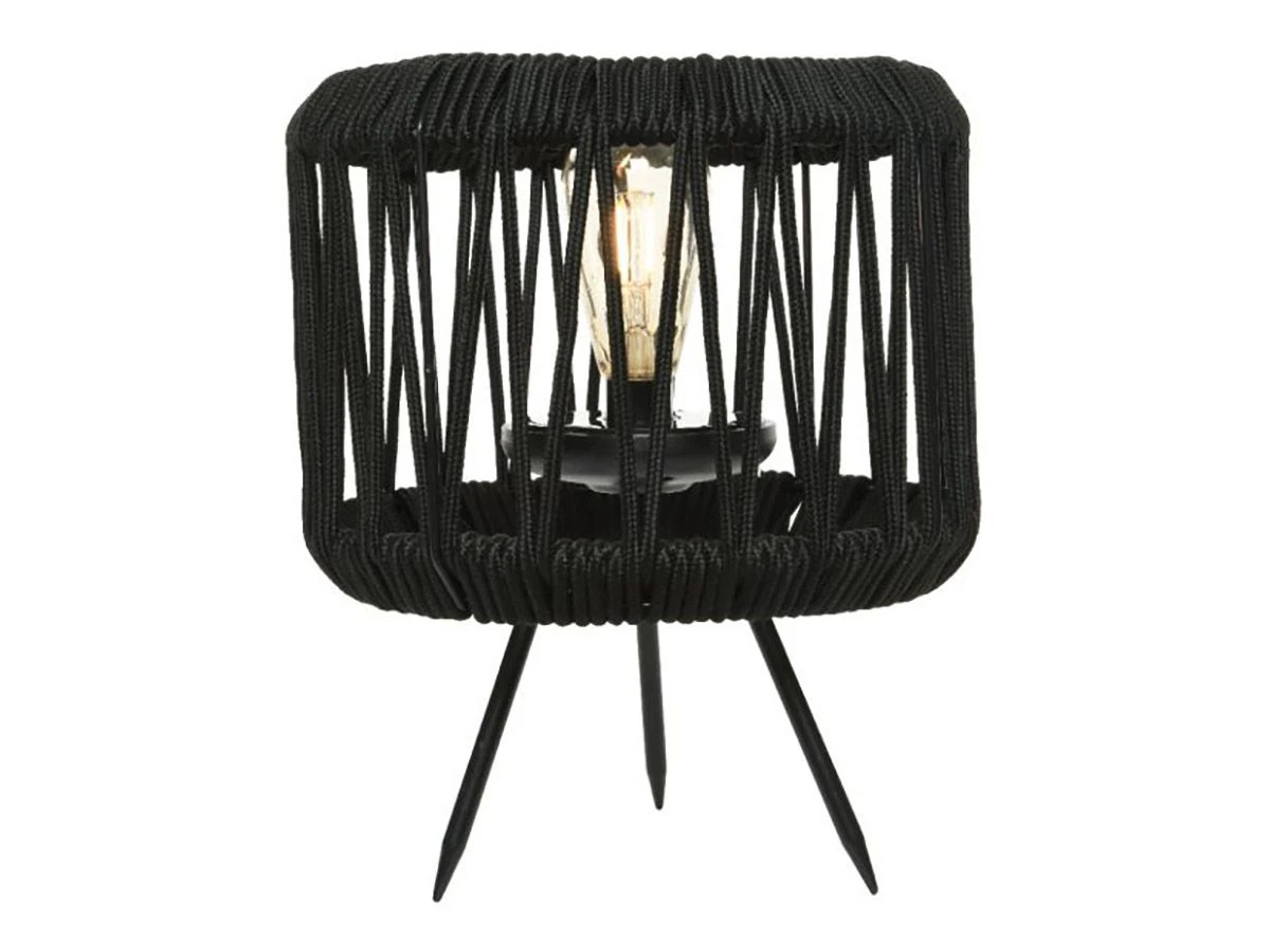 Lumineo Black Touw Solar Tafellamp