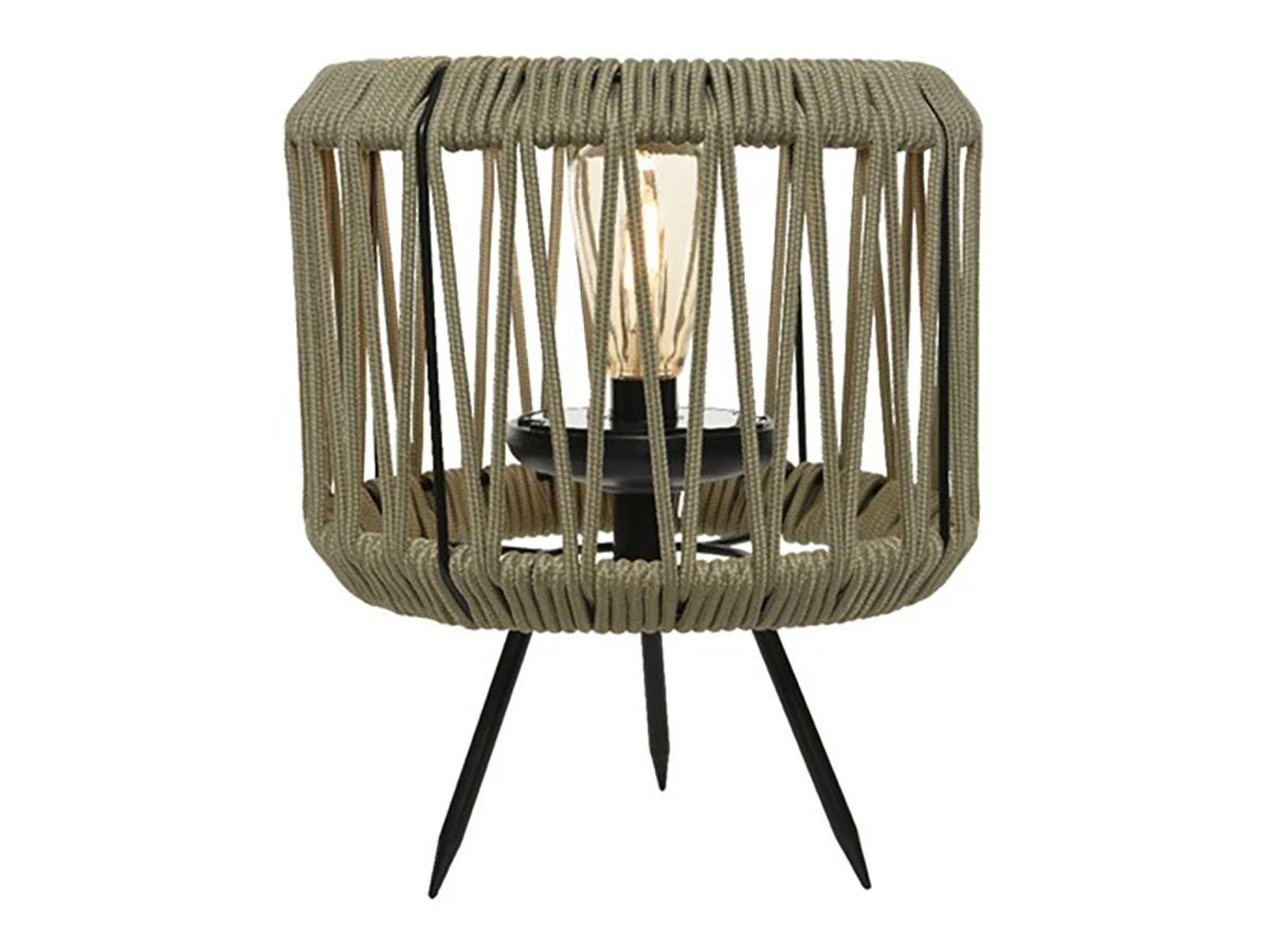 Lumineo Sand Touw Solar Tafellamp