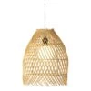 Lumineo Natural Rieten Steady Solar Hanglamp
